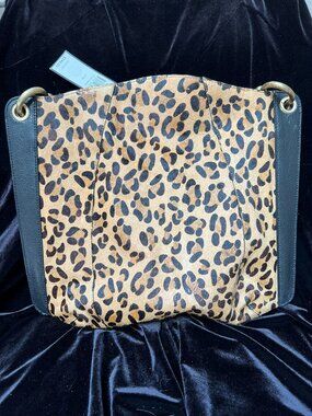 BCBG MAXAZRIA Leopard Print Handbag with tags